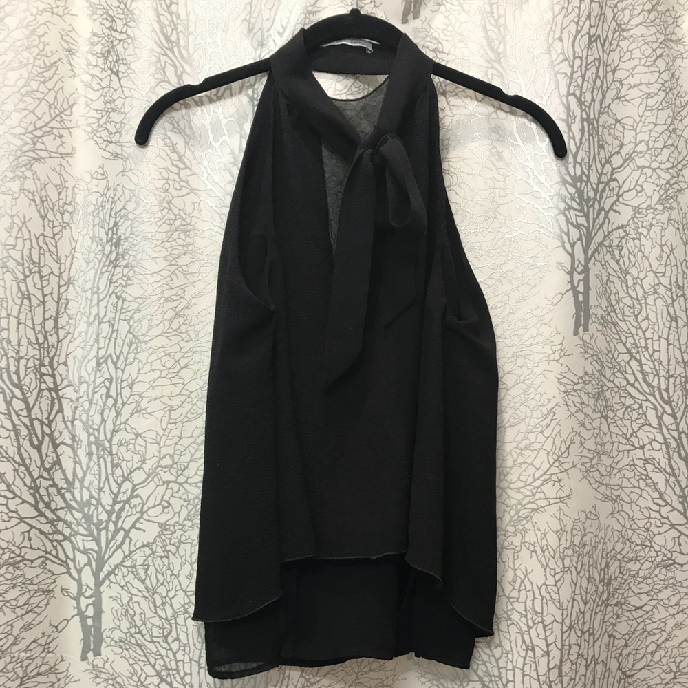 Black mixed sheer date night top ❤️